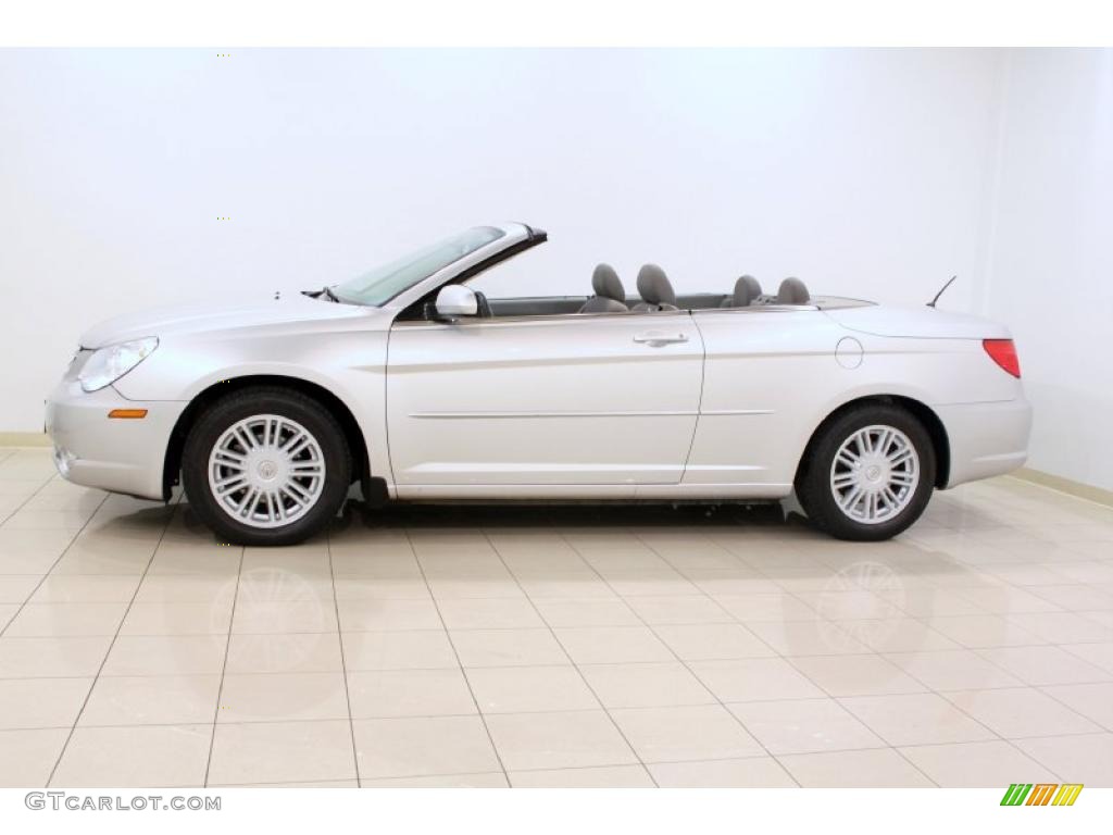 Bright Silver Metallic 2008 Chrysler Sebring Touring Convertible Exterior Photo #49573090