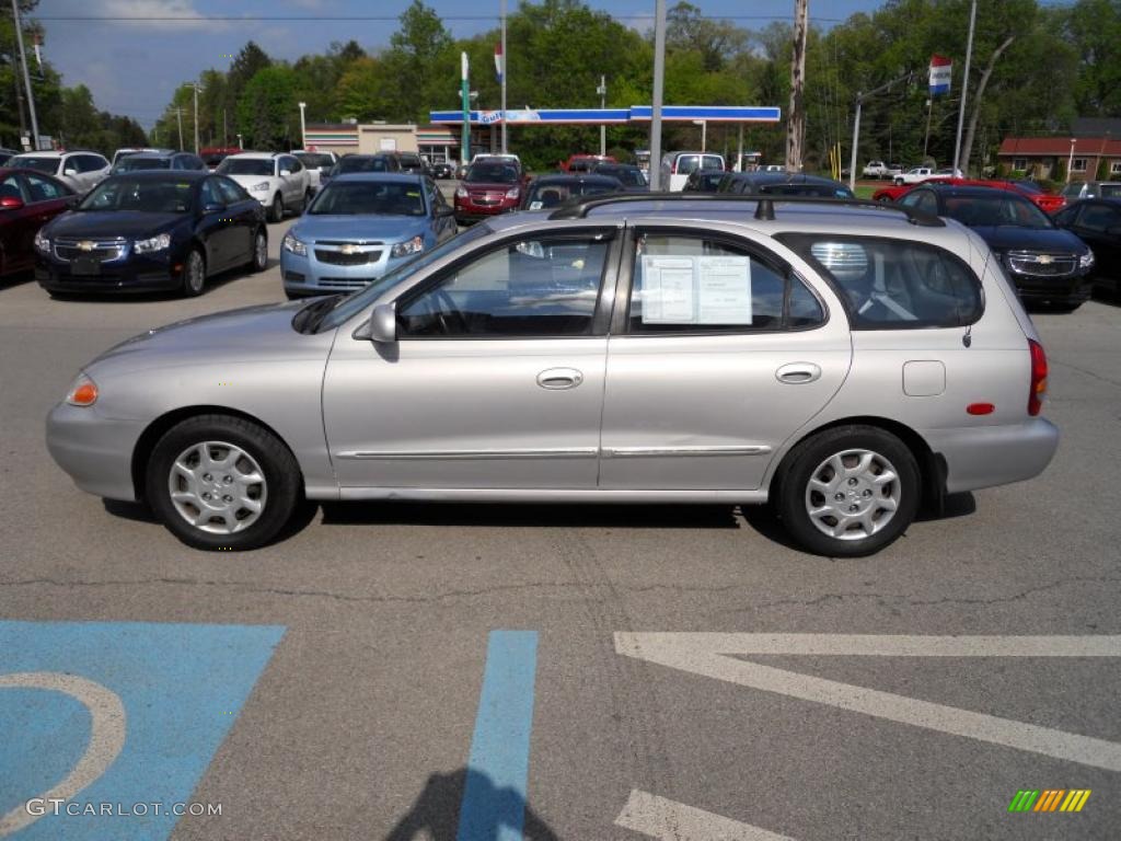2000 Elantra GLS Wagon - Sandalwood / Gray photo #6