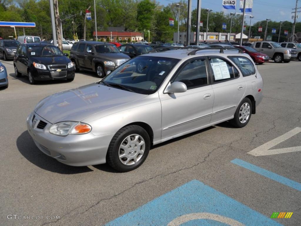 2000 Elantra GLS Wagon - Sandalwood / Gray photo #7