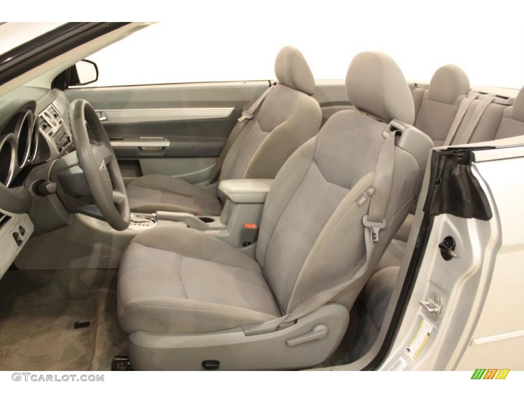 Dark Slate Gray/Light Slate Gray Interior 2008 Chrysler Sebring Touring Convertible Photo #49573132