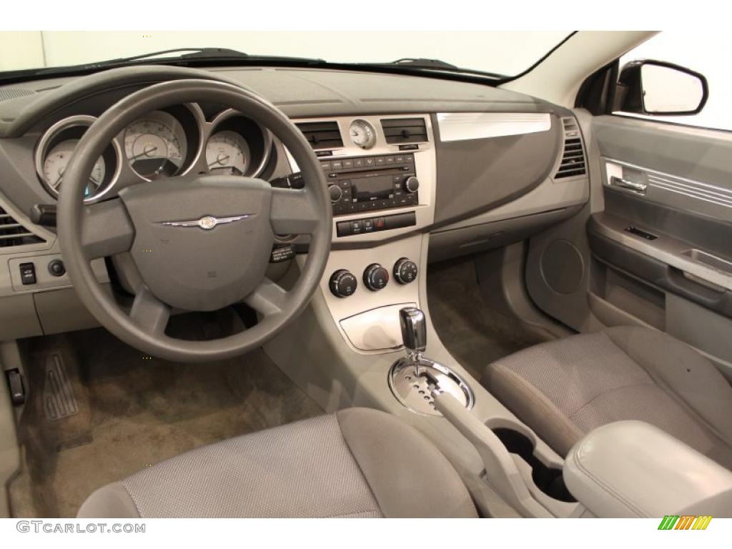 Dark Slate Gray/Light Slate Gray Interior 2008 Chrysler Sebring Touring Convertible Photo #49573147