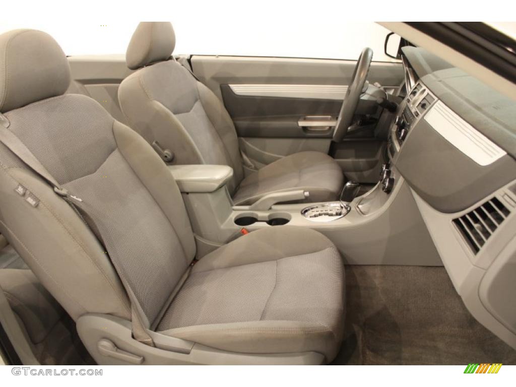 Dark Slate Gray/Light Slate Gray Interior 2008 Chrysler Sebring Touring Convertible Photo #49573234