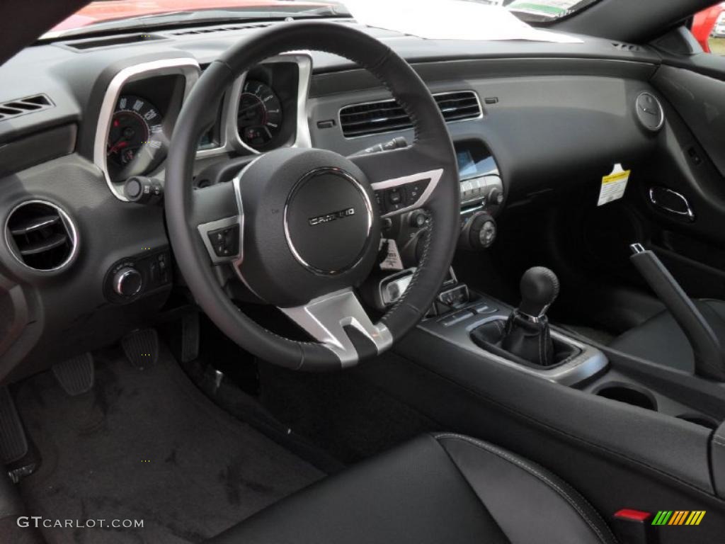 Black Interior 2011 Chevrolet Camaro LT/RS Coupe Photo #49573891