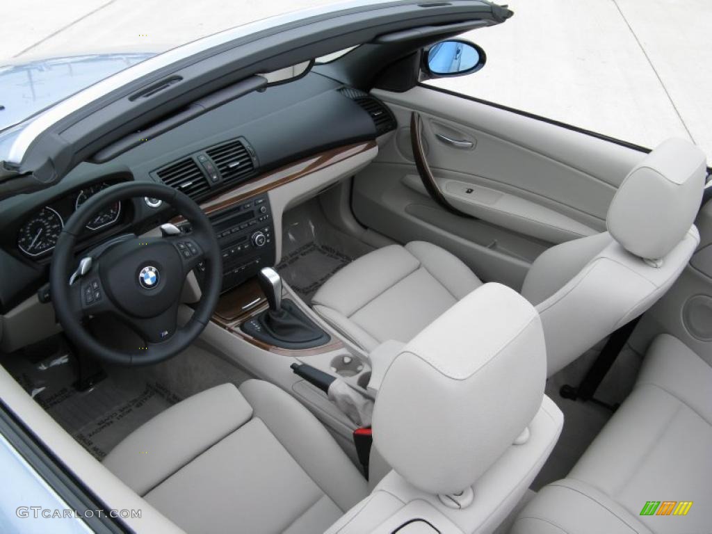 2008 1 Series 135i Convertible - Blue Water Metallic / Taupe photo #11
