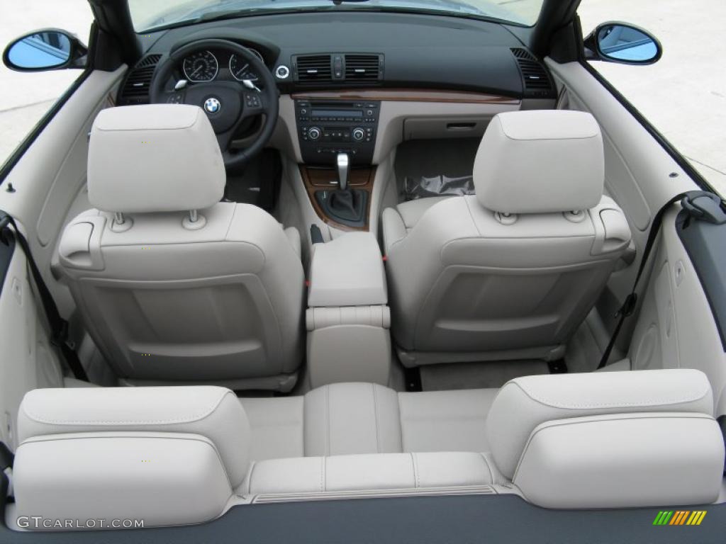 2008 1 Series 135i Convertible - Blue Water Metallic / Taupe photo #12