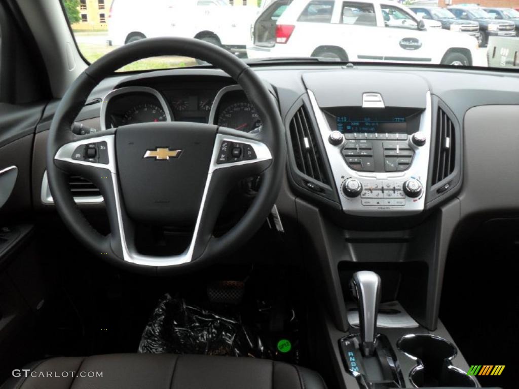 2011 Chevrolet Equinox LTZ Brownstone/Jet Black Dashboard Photo #49574116
