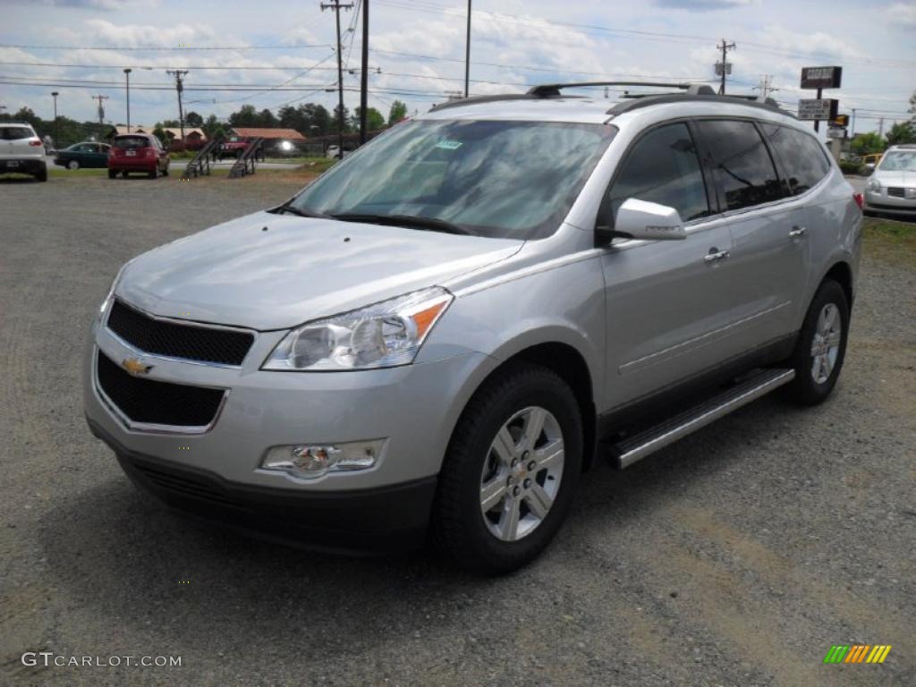 2011 Traverse LT - Silver Ice Metallic / Ebony/Ebony photo #1