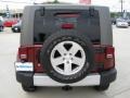 2009 Red Rock Crystal Pearl Coat Jeep Wrangler Sahara 4x4  photo #4