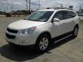 2011 White Diamond Tricoat Chevrolet Traverse LT  photo #1