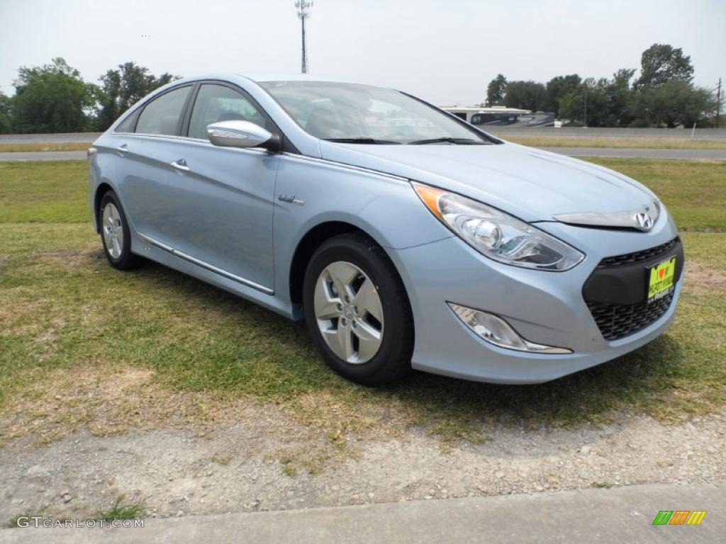 Blue Sky Metallic 2011 Hyundai Sonata Hybrid Exterior Photo #49575898