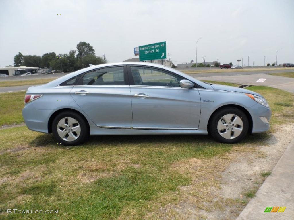 Blue Sky Metallic 2011 Hyundai Sonata Hybrid Exterior Photo #49575913