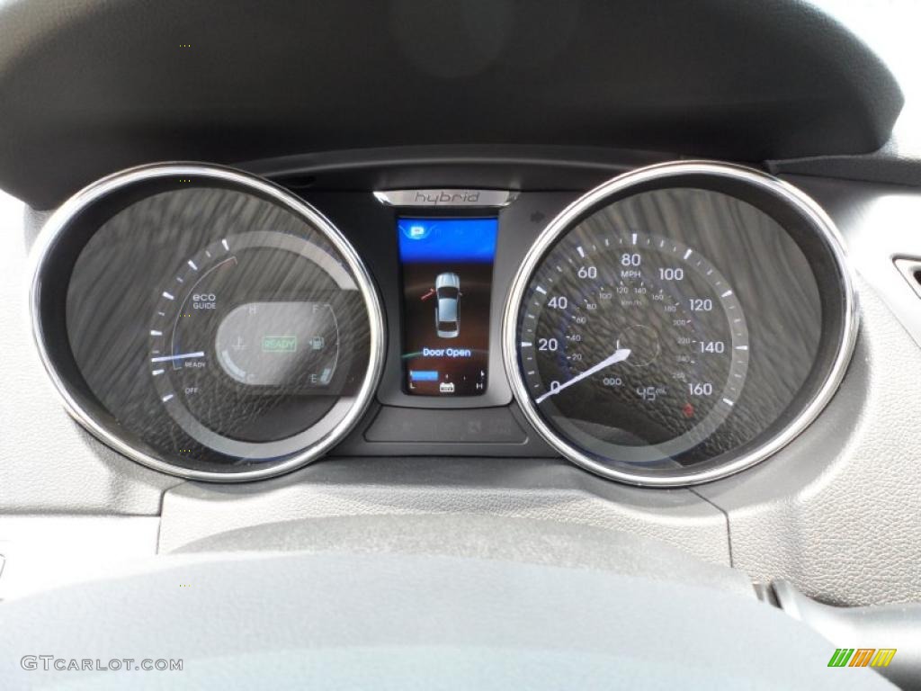 2011 Hyundai Sonata Hybrid Gauges Photo #49576431