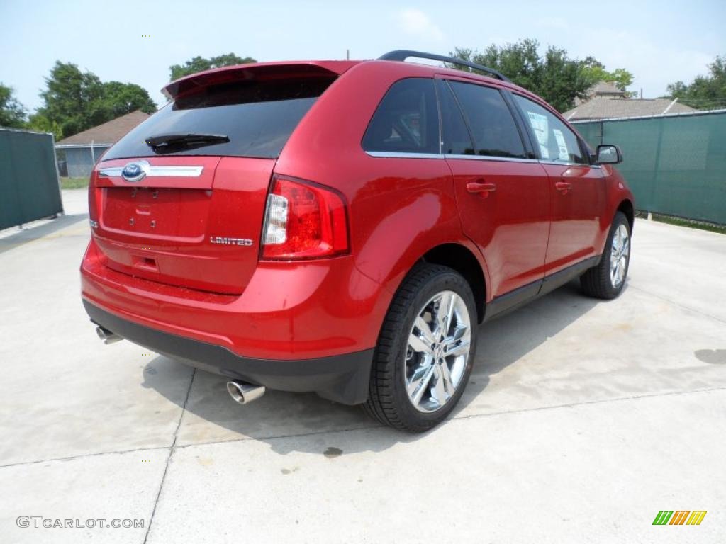 2011 Edge Limited - Red Candy Metallic / Medium Light Stone photo #3