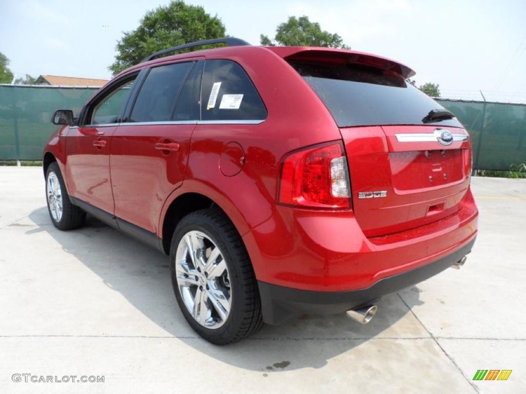 2011 Edge Limited - Red Candy Metallic / Medium Light Stone photo #5