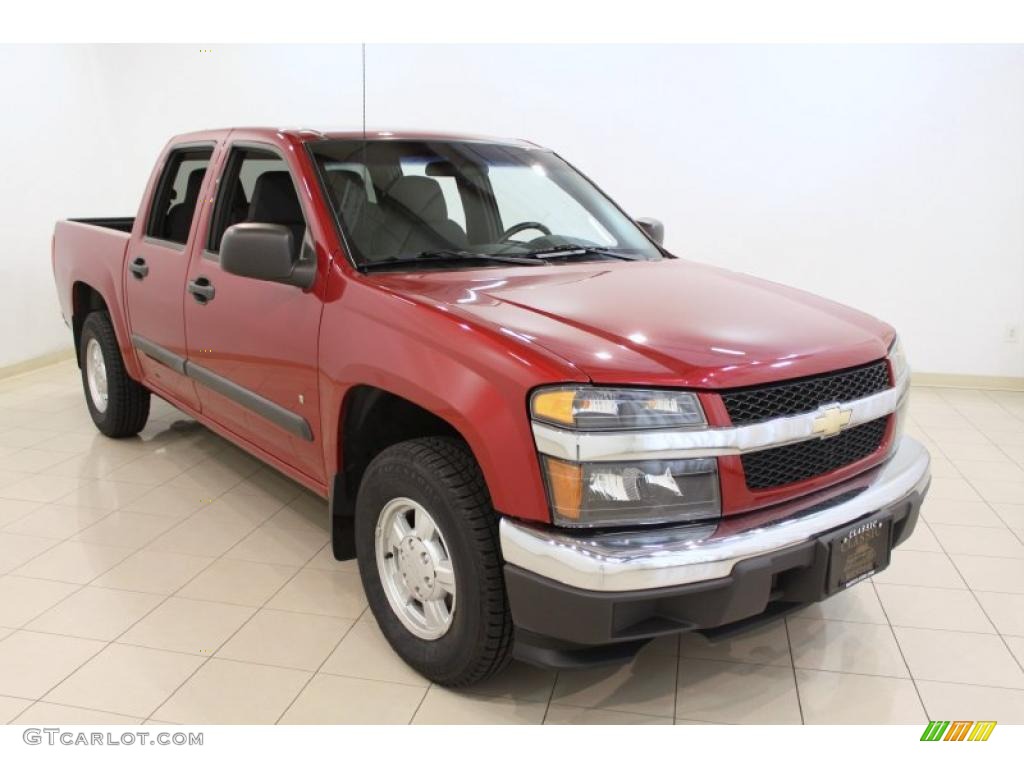 Cherry Red Metallic Chevrolet Colorado