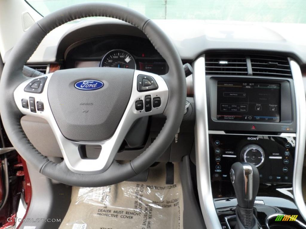 2011 Ford Edge Limited Medium Light Stone Dashboard Photo #49577497