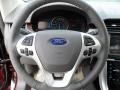2011 Ford Edge Medium Light Stone Interior Steering Wheel Photo