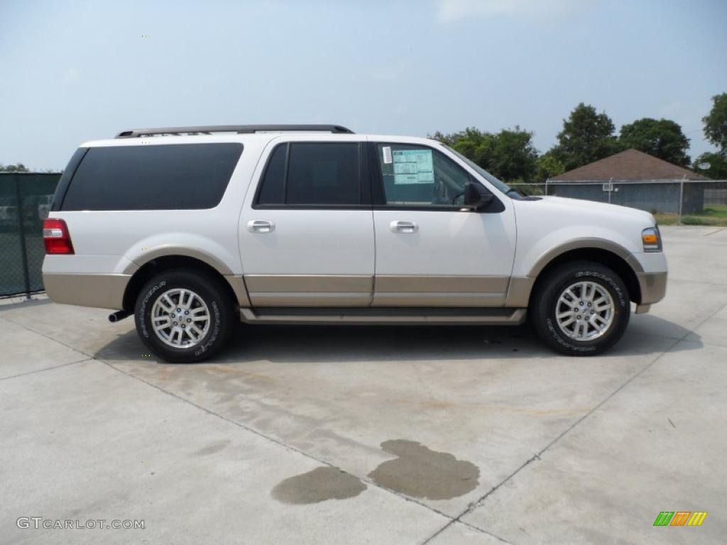 White Platinum Tri-Coat 2011 Ford Expedition EL XLT Exterior Photo #49577692