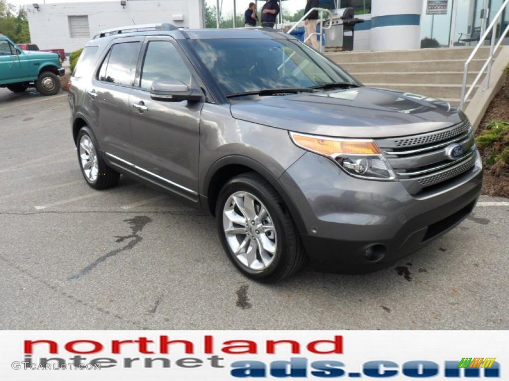 2011 Explorer Limited 4WD - Sterling Grey Metallic / Charcoal Black photo #2