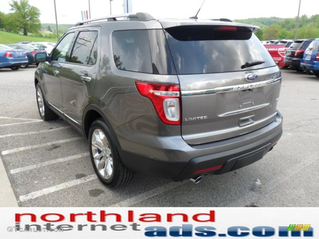 2011 Explorer Limited 4WD - Sterling Grey Metallic / Charcoal Black photo #5