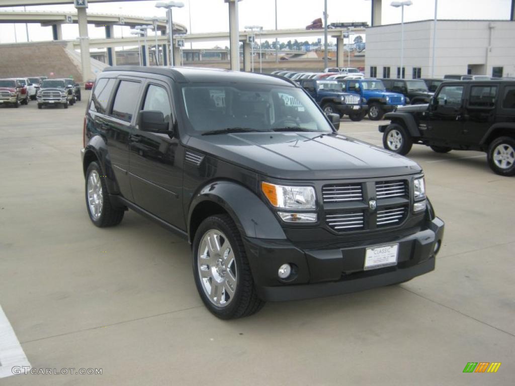 Dark Charcoal Pearl 2011 Dodge Nitro Heat 4.0 4x4 Exterior Photo #49578343