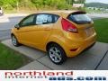 2011 Yellow Blaze Metallic Tri-Coat Ford Fiesta SES Hatchback  photo #6