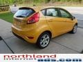 2011 Yellow Blaze Metallic Tri-Coat Ford Fiesta SES Hatchback  photo #8