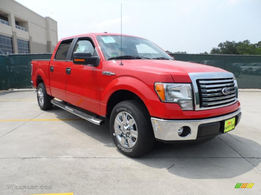 2011 F150 Texas Edition SuperCrew - Race Red / Steel Gray photo #1