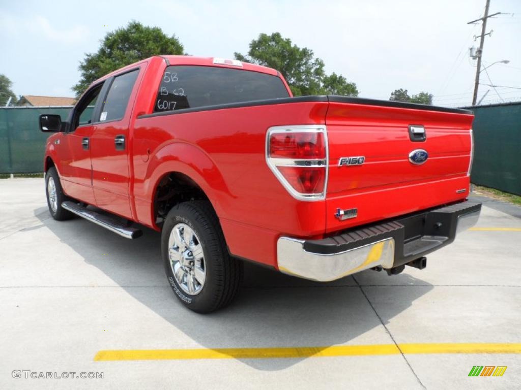2011 F150 Texas Edition SuperCrew - Race Red / Steel Gray photo #5