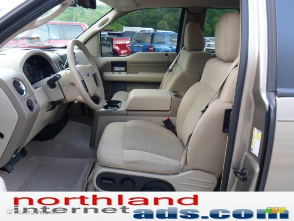 2006 F150 XLT SuperCab 4x4 - Bright Red / Tan photo #9