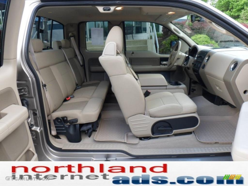 2006 F150 XLT SuperCab 4x4 - Bright Red / Tan photo #15