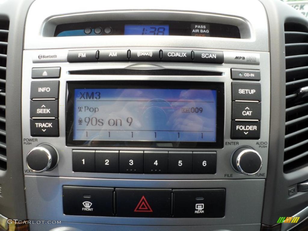 2011 Hyundai Santa Fe GLS Controls Photo #49580470