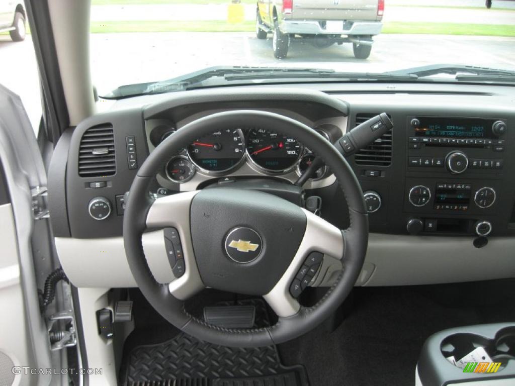 2011 Silverado 1500 LT Extended Cab 4x4 - Sheer Silver Metallic / Light Titanium/Ebony photo #9