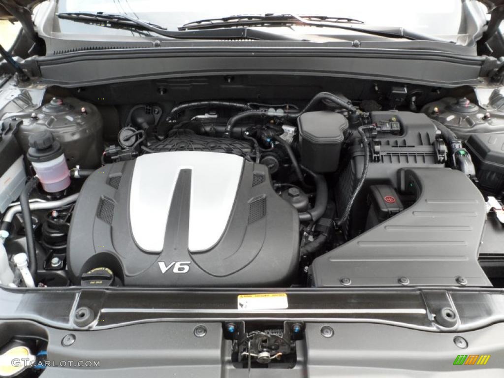 2011 Hyundai Santa Fe Limited 3.5 Liter DOHC 24-Valve VVT V6 Engine Photo #49581478
