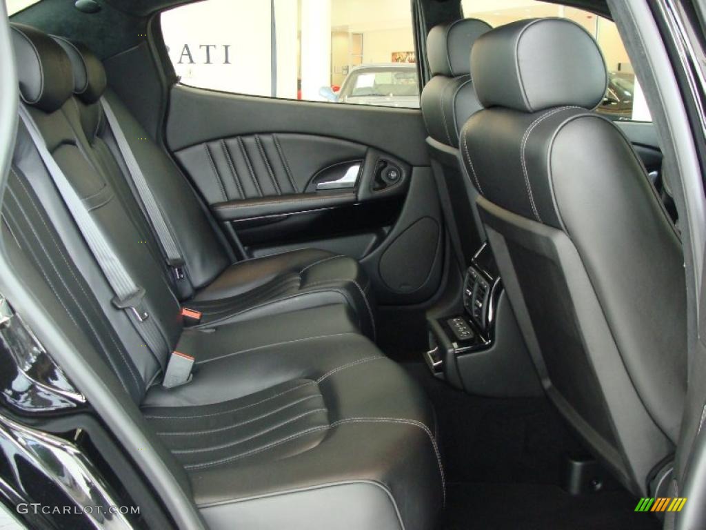 Nero Interior 2008 Maserati Quattroporte Sport GT S Photo #49581694