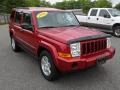 2006 Inferno Red Pearl Jeep Commander   photo #5