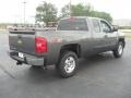 2011 Steel Green Metallic Chevrolet Silverado 1500 LT Extended Cab 4x4  photo #5