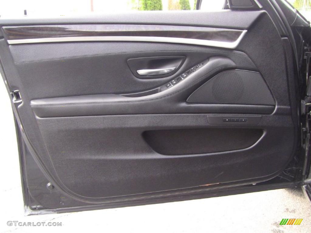 2011 5 Series 535i xDrive Sedan - Black Sapphire Metallic / Black photo #7