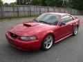 2002 Laser Red Metallic Ford Mustang GT Coupe  photo #1