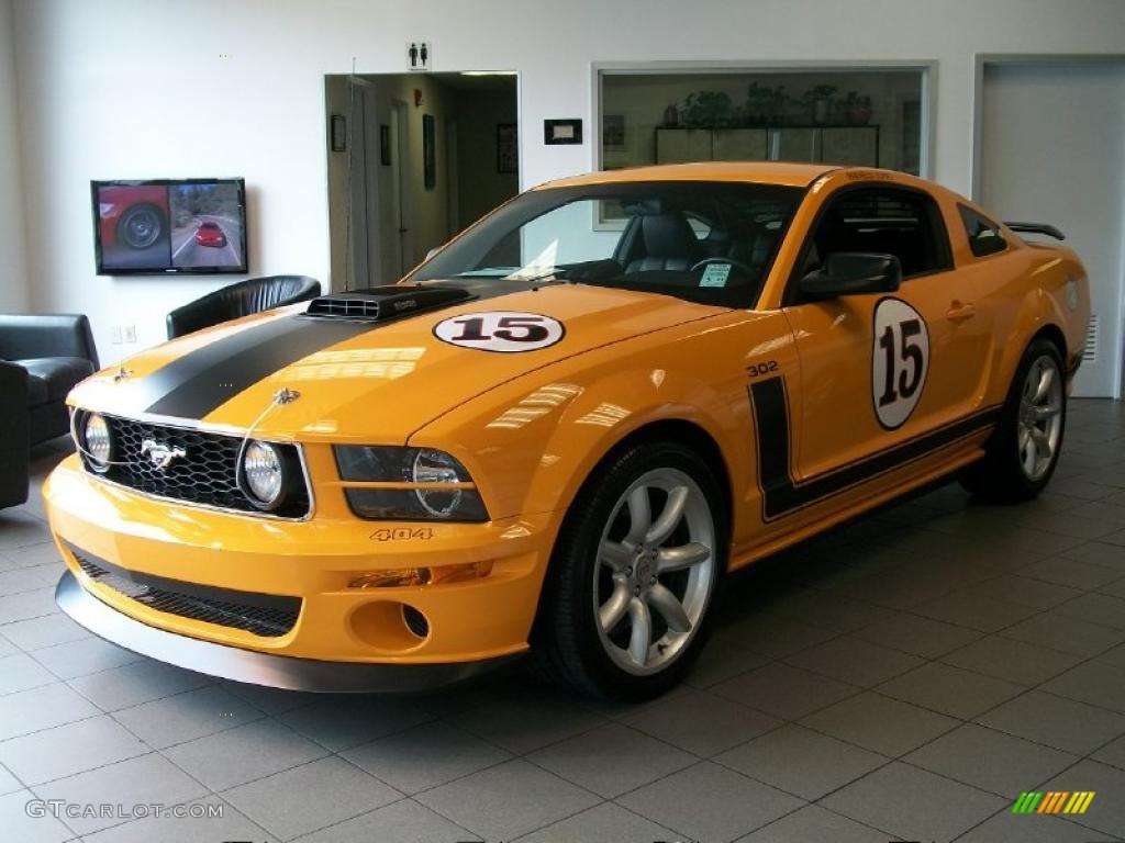 Grabber Orange Ford Mustang