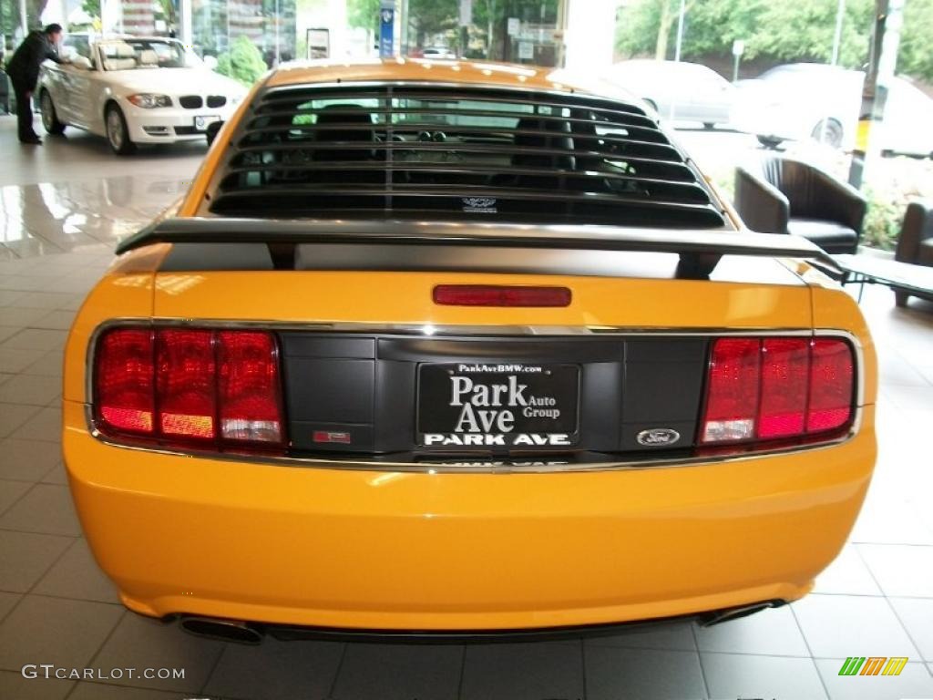 2007 Mustang Saleen Parnelli Jones Edition - Grabber Orange / Black/Orange photo #5