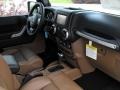 Black/Dark Saddle Interior Photo for 2011 Jeep Wrangler Unlimited #49584727