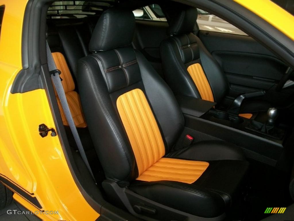 2007 Mustang Saleen Parnelli Jones Edition - Grabber Orange / Black/Orange photo #29
