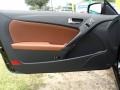 Brown Leather Door Panel Photo for 2011 Hyundai Genesis Coupe #49584922