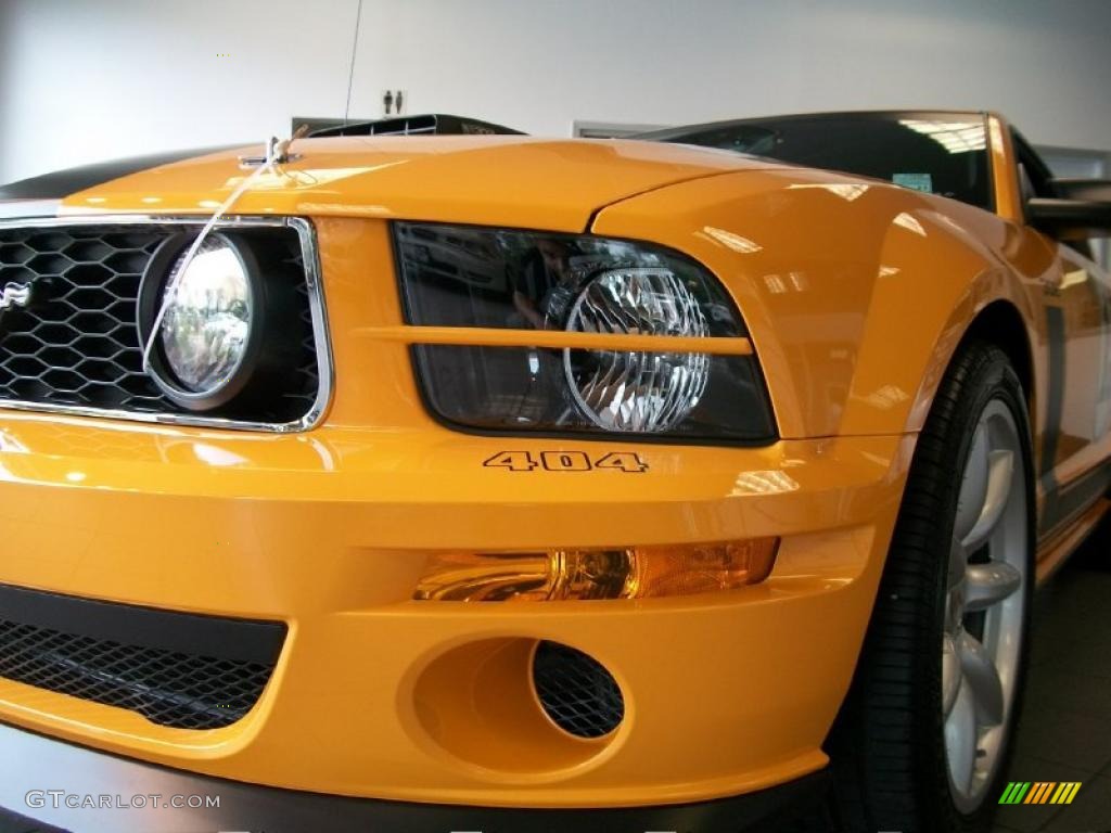2007 Mustang Saleen Parnelli Jones Edition - Grabber Orange / Black/Orange photo #31