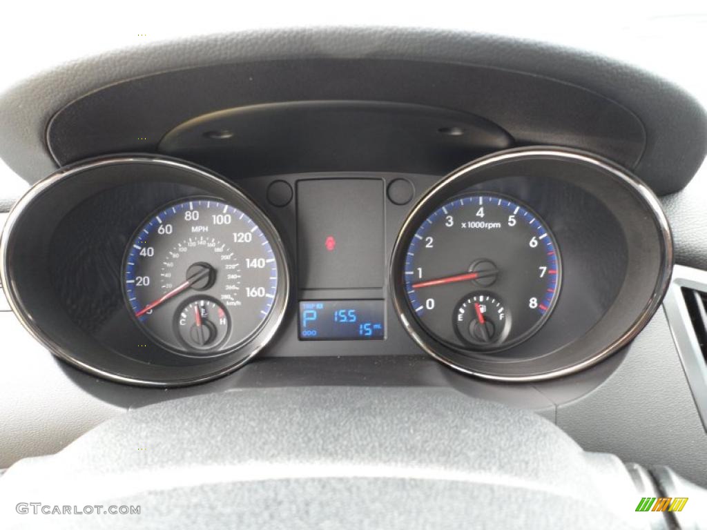 2011 Hyundai Genesis Coupe 3.8 Grand Touring Gauges Photo #49585132