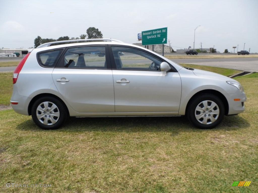 Shimmering Silver Metallic 2011 Hyundai Elantra Touring GLS Exterior Photo #49585195