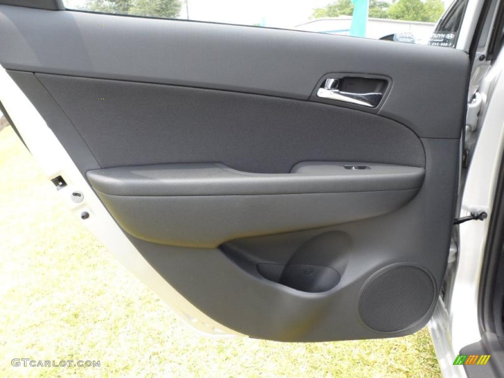 2011 Hyundai Elantra Touring GLS Black Door Panel Photo #49585489