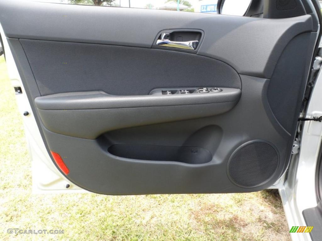 2011 Hyundai Elantra Touring GLS Black Door Panel Photo #49585516