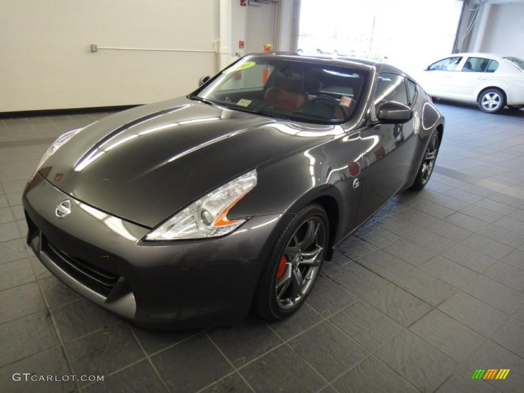 40th Anniversary Graphite 2010 Nissan 370Z Sport Touring Coupe Exterior Photo #49585618